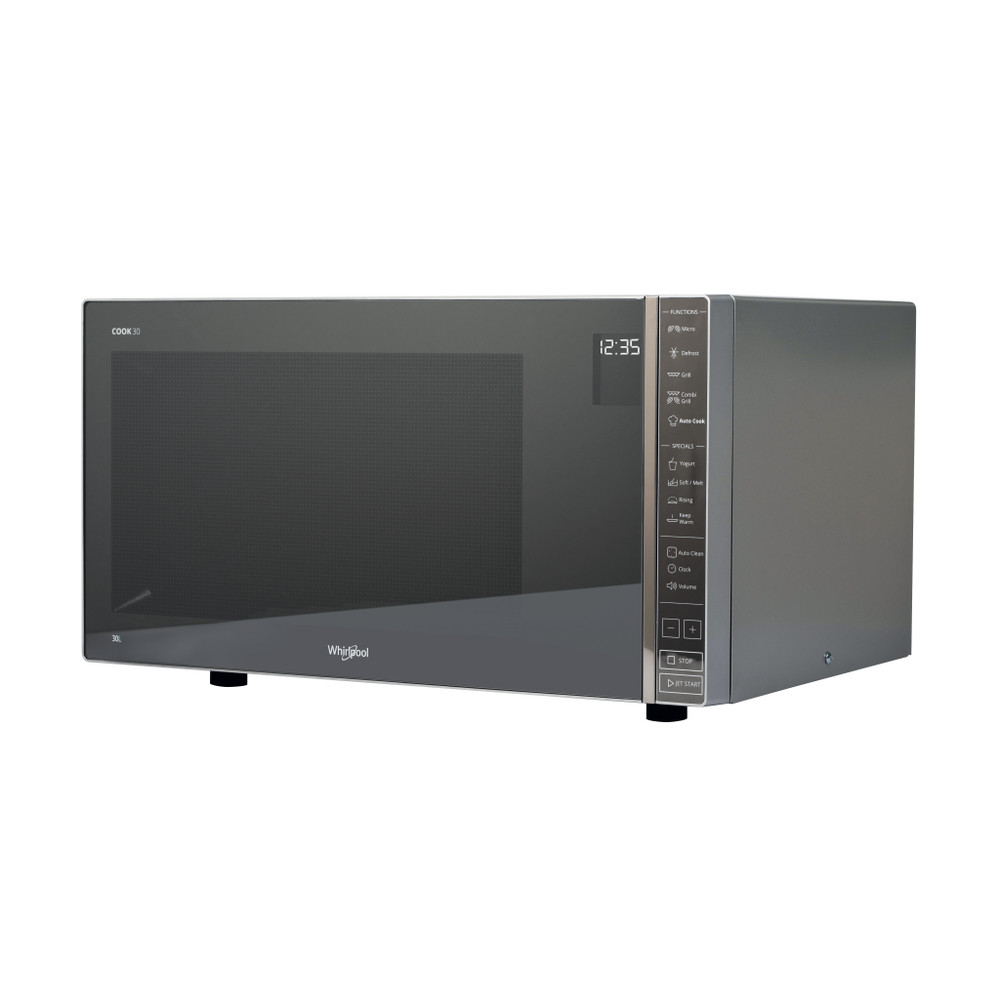Whirlpool Microgolfoven Vrijstaand MWP 303 M Spiegel Elektronisch 30 Microgolven+Grill 900 Perspective