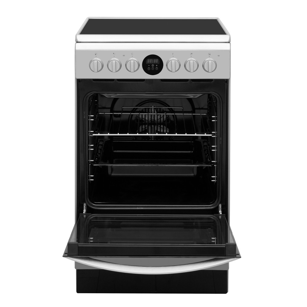 Indesit Tűzhely IS5V5CCX/EU Inox Electrical Frontal open