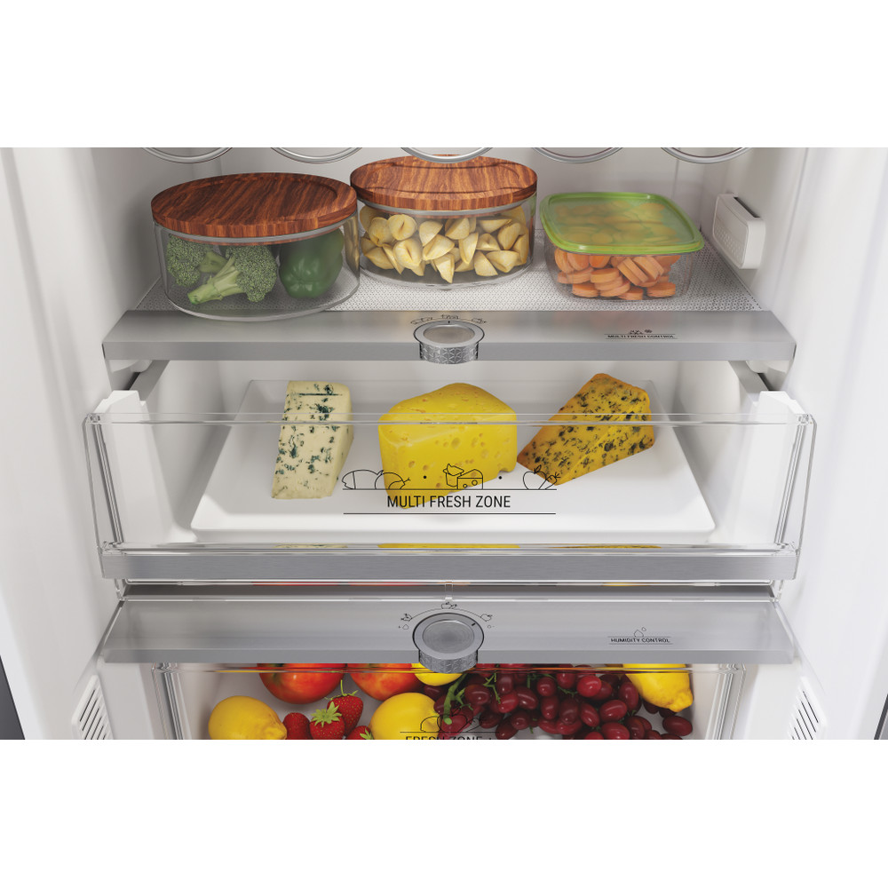 Hotpoint_Ariston Combinație frigider-congelator Neincorporabil HAFC9 TT43SX O3 Saturn Steel 2 doors Drawer