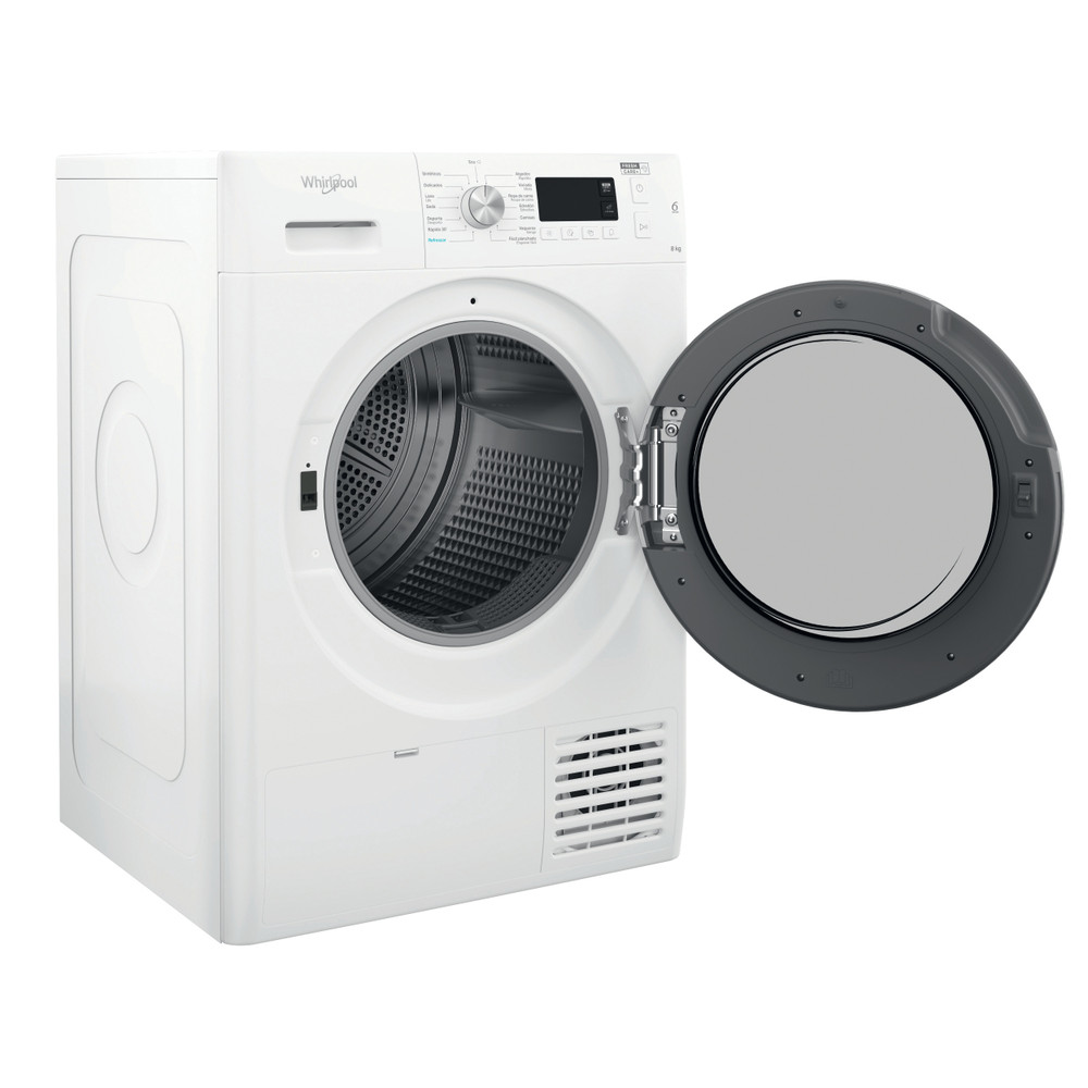 Whirlpool Secador FFT M11 82 SPT R Branco Perspective open