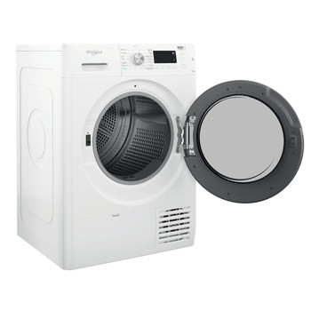 Whirlpool Secador FFT M11 82 SPT R Branco Perspective open