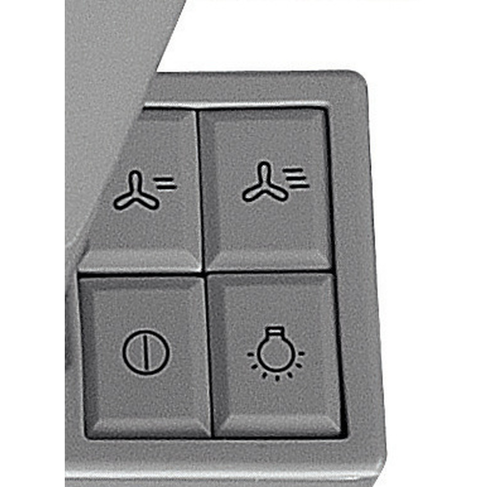 Whirlpool Páraelszívó Beépíthető AKR 750 G SD Szürke, fogantyúval és ráccsal Beépíthető Mechanikus Control panel