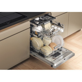Whirlpool Mosogatógép Beépíthető WH7PA15AM60 Half-integrated A Lifestyle perspective open