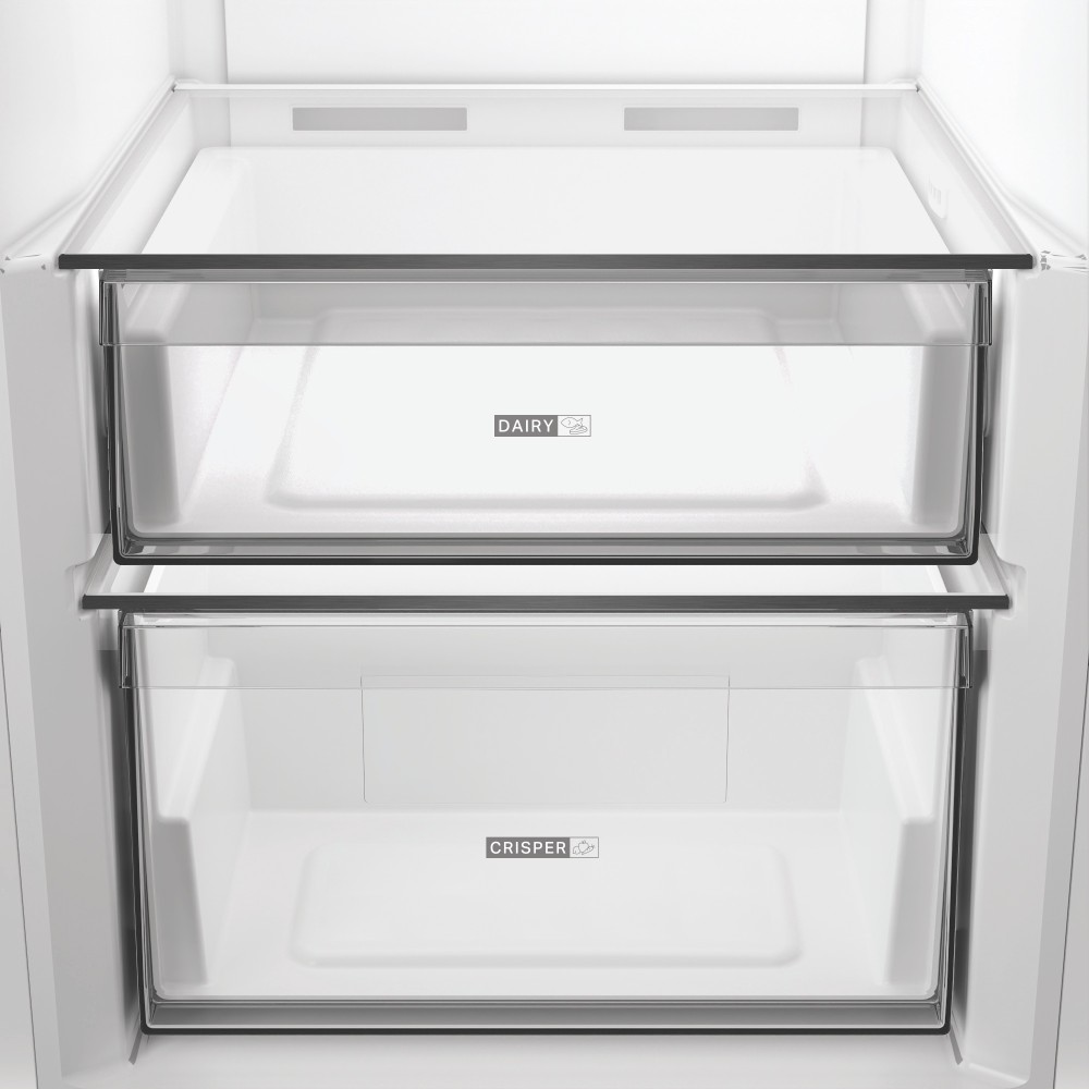 Whirlpool Chladnička Volně stojící WHMLF 6442 XP4E New Silver – ARC 1035 Drawer