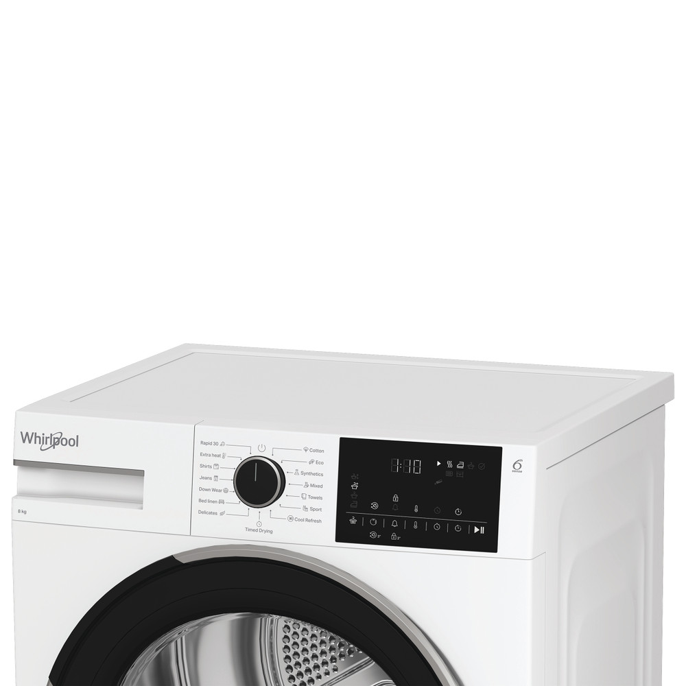Whirlpool Torktumlare WSD 86M WB EE White Lifestyle control panel