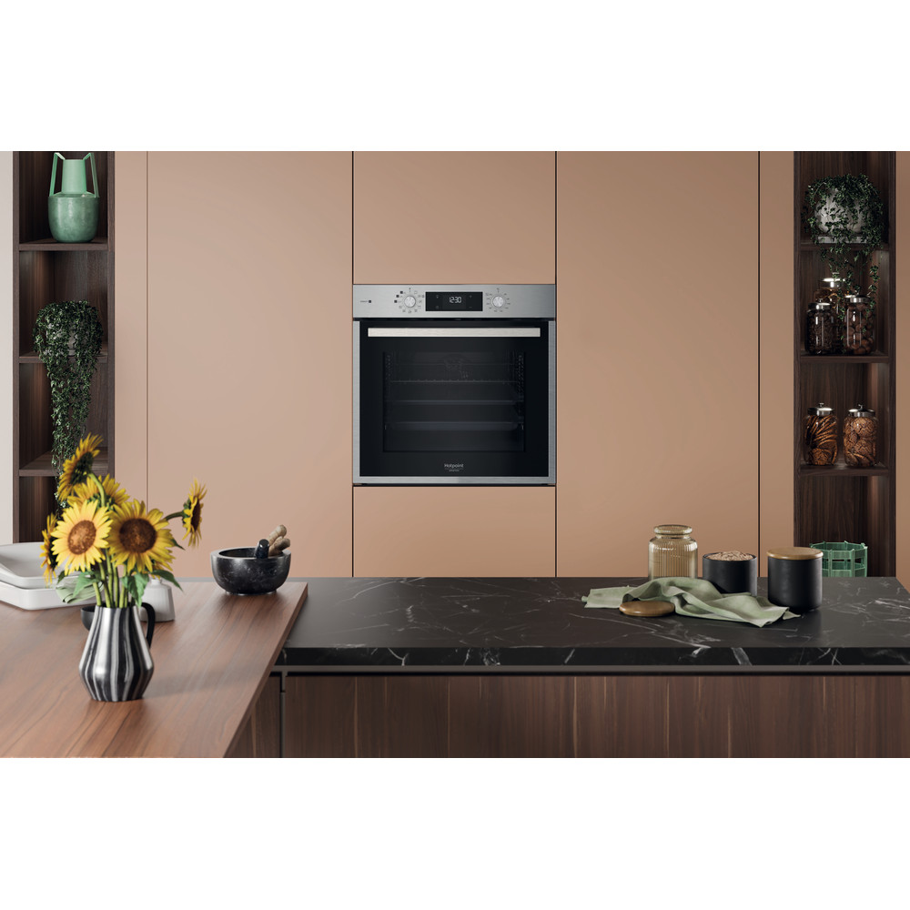 Hotpoint_Ariston Фурна За вграждане HAO 458HSU1F X Електричество A+ Lifestyle frontal