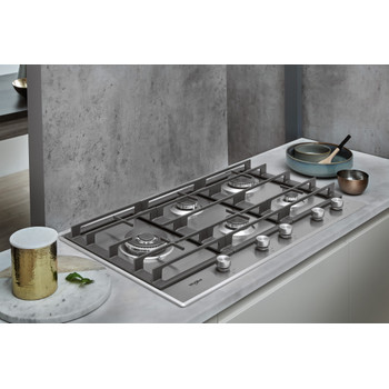 Whirlpool Table de cuisson GMW 9522/IXL Inox Ixelium GAS Lifestyle perspective