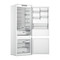 Whirlpool Fridge/freezer combination Vgradni WH SP70 T121 Bela 2 doors Perspective open