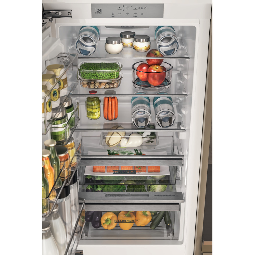 Bauknecht Kühl-Gefrierkombination Einbaugerät BKC18D013C2 SF LH Weiss 2 Türen Drawer