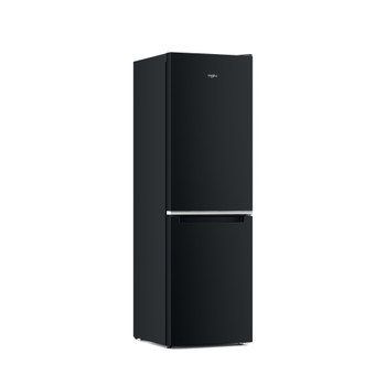 Whirlpool Hűtő/fagyasztó kombináció Szabadonálló W7X 82I K Fekete 2 doors Perspective