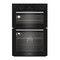 Indesit Double oven DII 10D B Black A Frontal