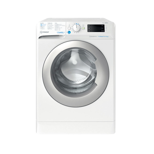 Indesit Πλυντήριο ρούχων Ελεύθερο BWE 71295X WSV EE Λευκό Front loader B Frontal