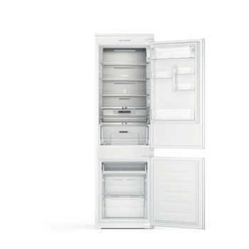 Whirlpool Koel-vriescombinatie Inbouw WHC18 T132 Wit 2 deuren Frontal open