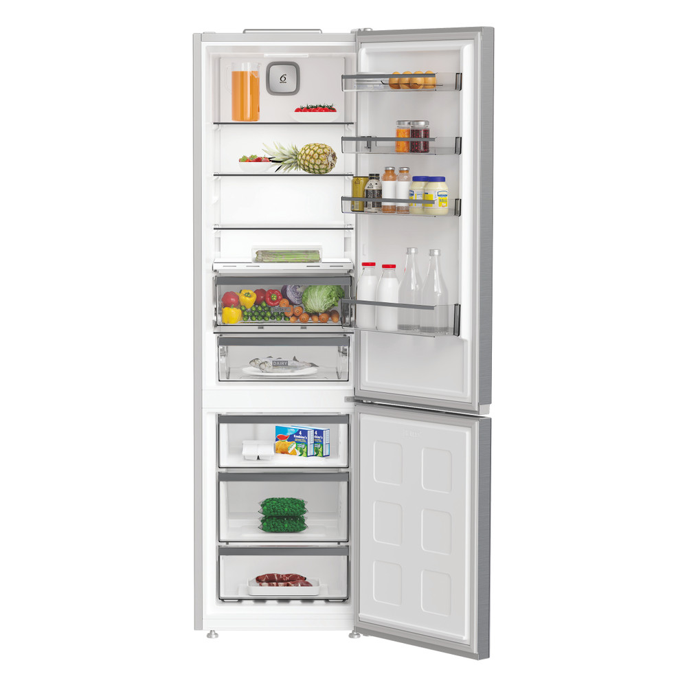 Whirlpool Koel-vriescombinatie Vrijstaand WHK 26362 XP5E New Silver – ARC 1035 2 deuren Lifestyle frontal open