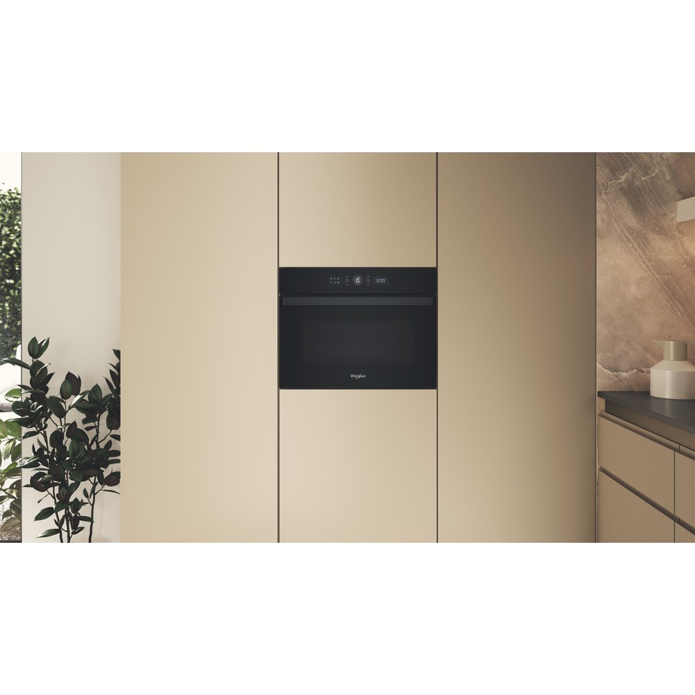 Whirlpool Microgolfoven Inbouw WCW46HMB Zwart Mechanisch en elektronisch 53 Combimicrogolfoven 950 Lifestyle detail