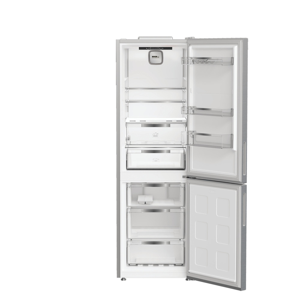 Bauknecht Kühl-Gefrierkombination Standgerät BKKG186A New Silver – ARC 1035 2 Türen Frontal open