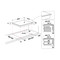 Whirlpool Kogeplade SMO 658C/BT/IXL Sort Induction vitroceramic Frontal