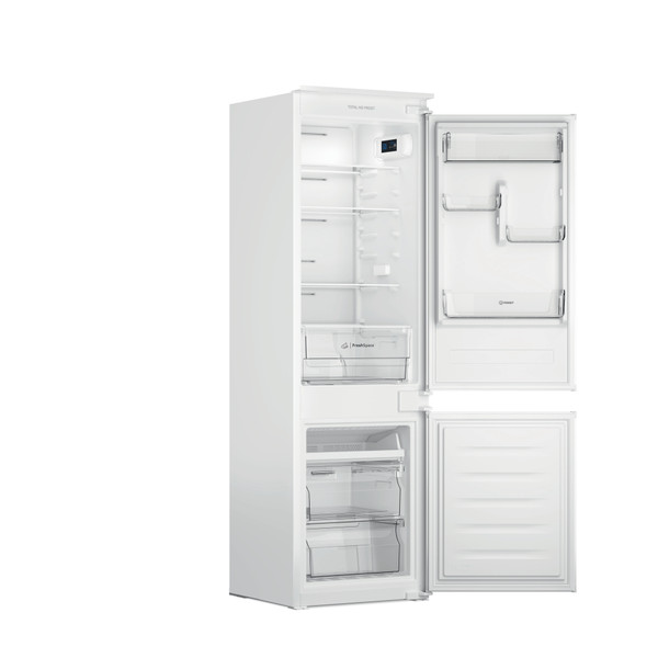 Indesit Kombinovaná chladnička s mrazničkou Vstavané INC18 T112 Biela 2 doors Perspective open