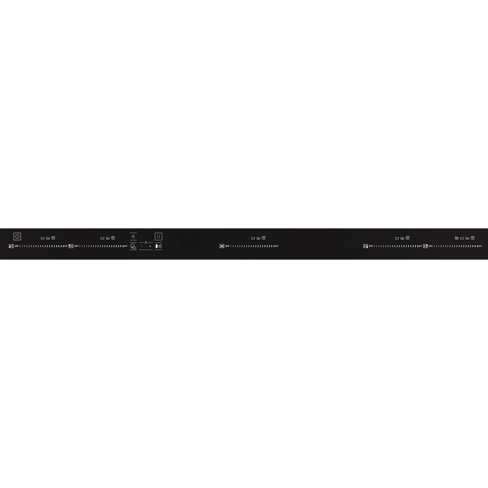 Bauknecht Kookplaat BT 1090 BA Zwart Induction vitroceramic Control panel