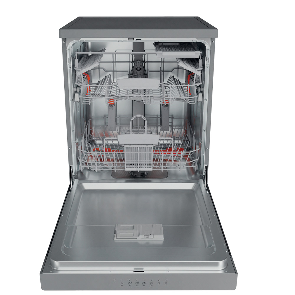 Hotpoint_Ariston Zmywarka Wolnostojący HFC 3C41 CW X Wolnostojący C Frontal open