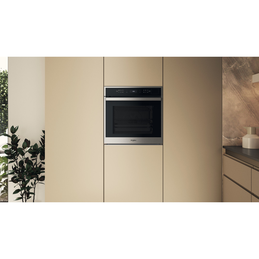 Whirlpool Horno Encastre WOI6A8PT1SXA Eléctrico A + Lifestyle frontal