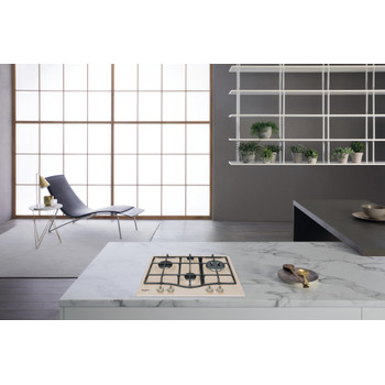 Whirlpool Varná doska GMT 6422 OW Starobiela Plynová Lifestyle frontal top down