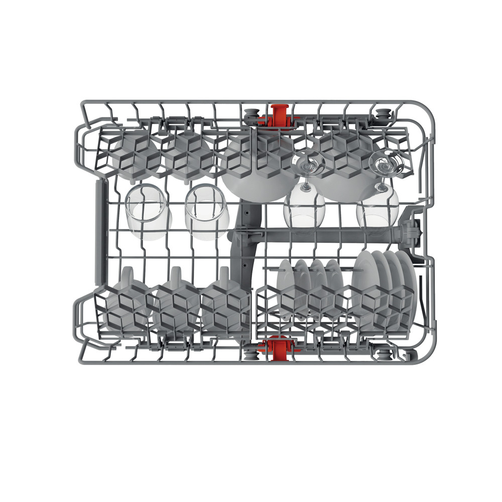 Hotpoint_Ariston Zmywarka Zabudowa HSIC 3T127 C W pełni zintegrowany E Rack