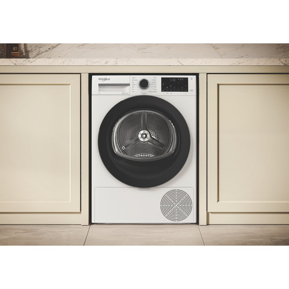 Whirlpool Droogautomaat C WD1 84M WBS BE Wit Lifestyle frontal
