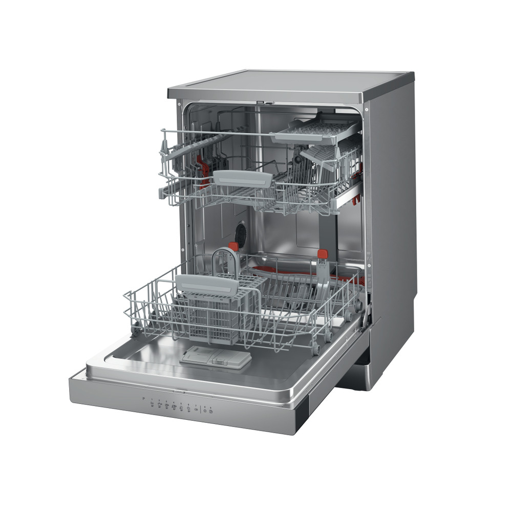 Hotpoint_Ariston Máquina de lavar loiça Livre Instalação HFC 3C26 CW X Livre Instalação E Perspective open