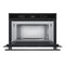 Whirlpool Mikroaaltouuni Kalusteisiin sijoitettava W6 MD440 BSS Black Steel Elektroninen 31 Mikroaaltoyhdistelmäuuni 1000 Frontal