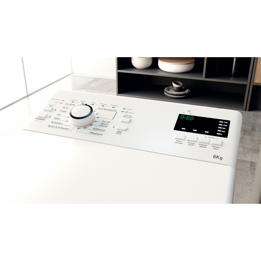 Bauknecht Vaskemaskine Fritstående WAT Smart Eco 12C Hvid Topbetjent C Lifestyle control panel