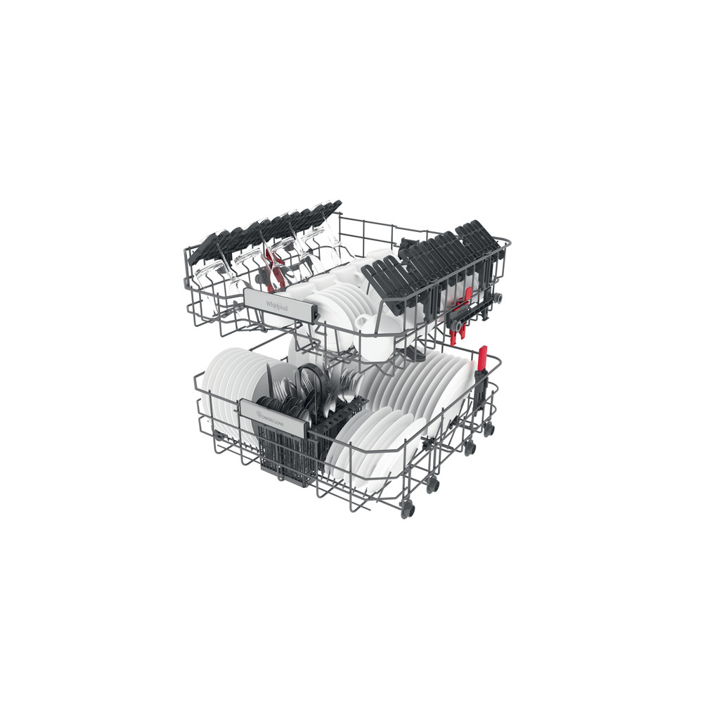Whirlpool Lave-vaisselle Encastrable WIO 3T141 PS Tout intégrable C Technical Translucent