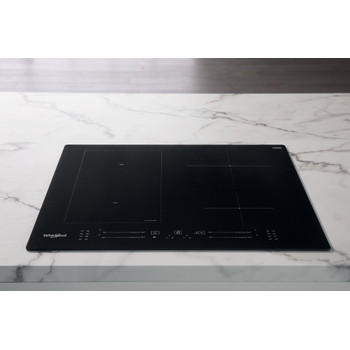 Whirlpool Kookplaat WL S6960 BF Zwart Induction vitroceramic Lifestyle frontal top down