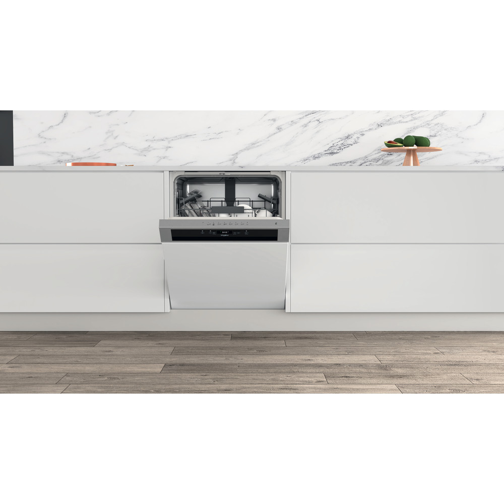 Whirlpool Perilica posuđa Ugradbeni WBC 3C26 X Half-integrated E Lifestyle frontal open