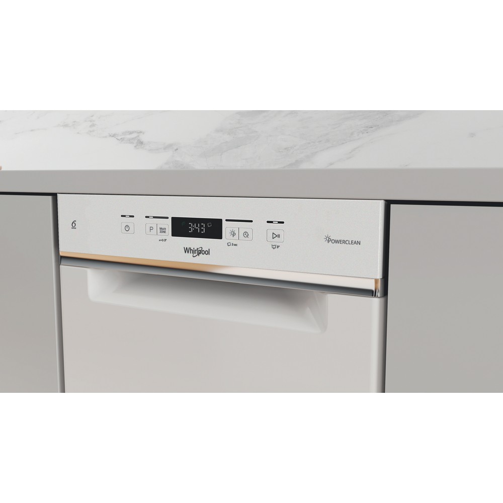 Whirlpool Diskmaskin Inbyggda WH3UC10BS7A0W Underbyggd C Lifestyle control panel