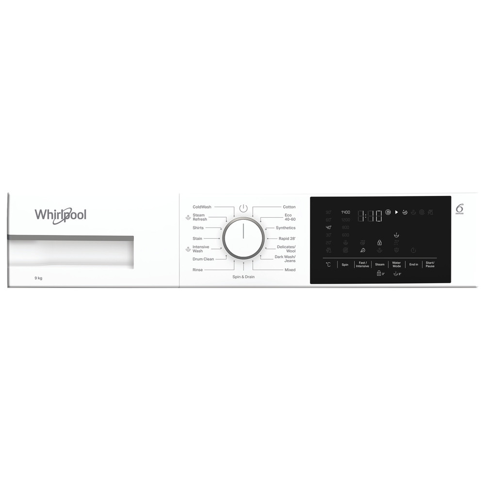 Whirlpool Tvättmaskin Fristående SM 96W EE White Front loader A Program