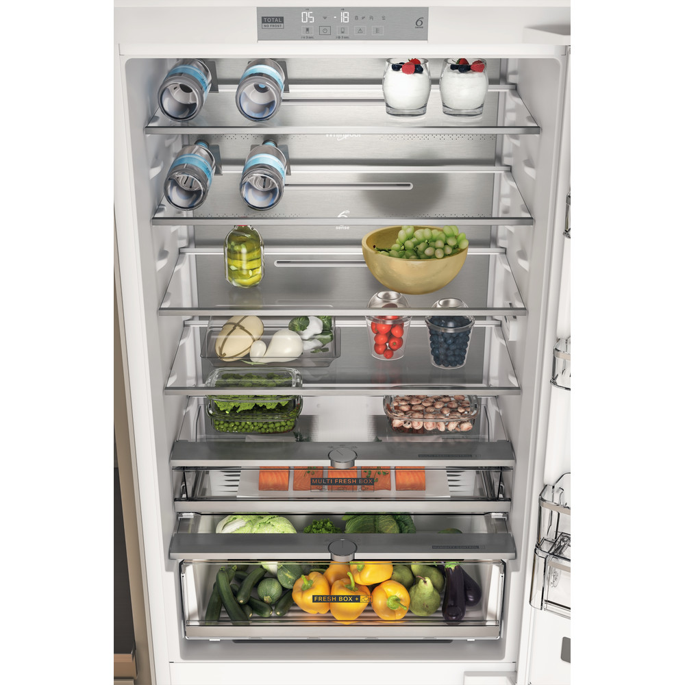 Whirlpool Kombinovaná chladnička s mrazničkou Vstavané WH SP70 T232 P Biela 2 doors Drawer