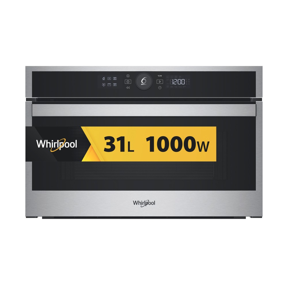 Whirlpool Мікрохвильова піч Вбудований (-а) WMD44MX Нержавіюча сталь Електронне 31 Мікрохвильова піч з функцією гриль 1000 Frontal