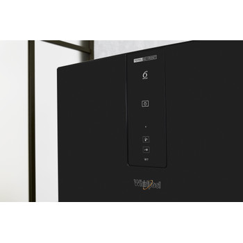Whirlpool Hűtő/fagyasztó kombináció Szabadonálló W7 921O K AQUA Fekete 2 doors Lifestyle control panel