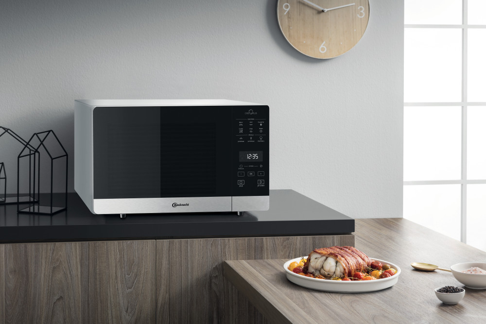 Bauknecht Mw 49 Sl Brötchen Aufbacken Bauknecht freistehende Mikrowelle: Farbe Silber - MW 49 SL CH