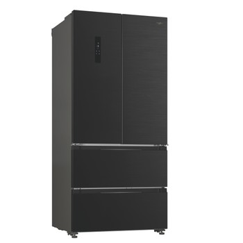 Whirlpool Kombinovaná chladnička s mrazničkou Volně stojící WHG2 6514 XK6E ARC 764 Manhattan Gray 4 doors Perspective
