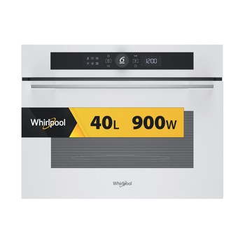 Whirlpool Mikrovlnná trouba Vestavné WMW57DHMW Bílá Elektronické 40 Mikrovlny kombi 900 Frontal