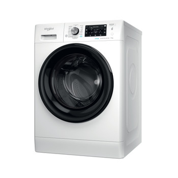 Whirlpool Lave-linge Pose-libre FFD 9469E BV BE Blanc Frontal A Perspective