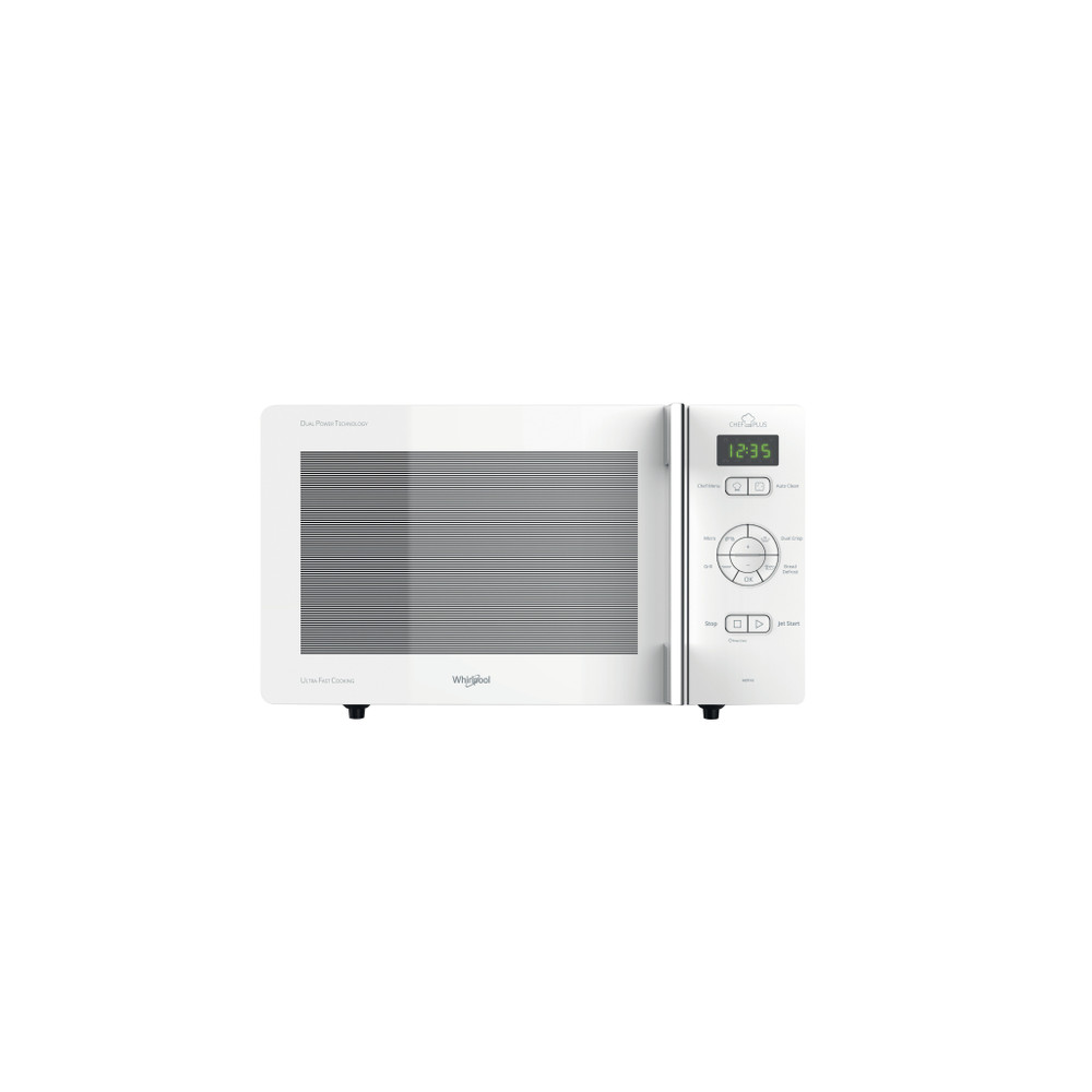 Whirlpool Mikrovågsugn Fristående MCP 345 WH White Elektronisk 25 MW+grillfunktion 800 Frontal