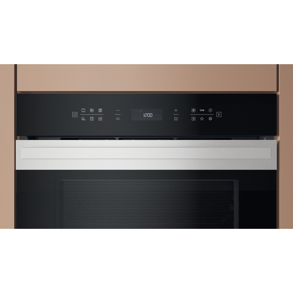 Hotpoint Microwave Built-in HCW7O7HTSXUK Stainless Steel Electronic 53 MW-Combi 950 Control panel