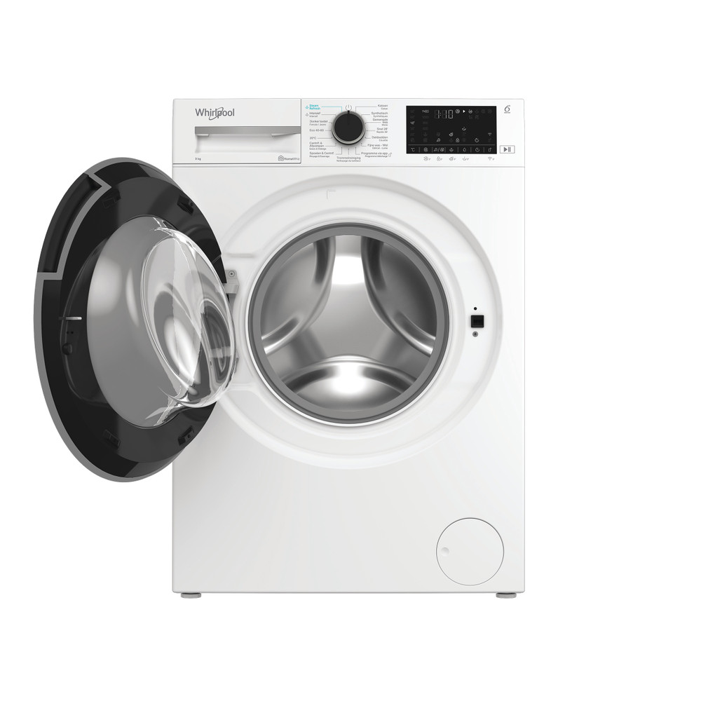 Whirlpool Lave-linge Pose-libre WAM 97WB BE Blanc Frontal A Frontal open