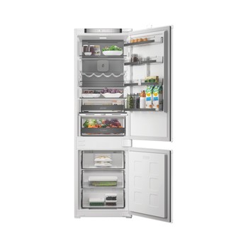 Whirlpool Холодильник з нижньою морозильною камерою. Вбудований (-а) WHK2 5293 B5E2 Zinc Metal 2 двері Lifestyle frontal open