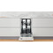 Whirlpool Geschirrspüler Einbaugerät WDI SCD34C AS Vollintegrierbar E Lifestyle frontal open