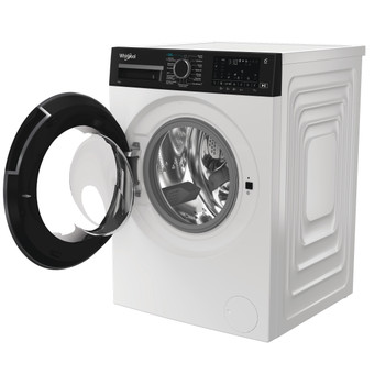 Whirlpool Lavadora Libre instalación WAM 27WB SPT Blanco Cargador frontal A Perspective open