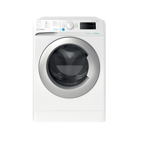 Indesit Perilica i sušilica Samostojeći BDE 761483X WS EE N Bijela Prednje punjenje Frontal